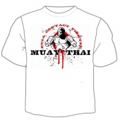 Мужская футболка "Тайский бокс" с принтом на сайте mosmayka.ru