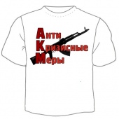 Мужская футболка "АКМ" с принтом на сайте mosmayka.ru