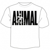 Мужская футболка "ANIMAL" с принтом на сайте mosmayka.ru