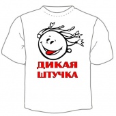 Детская футболка "Дикая штучка" с принтом на сайте mosmayka.ru