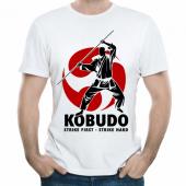 Мужская футболка "Kobudo" с принтом на сайте mosmayka.ru