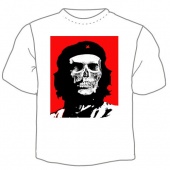 Мужская футболка "Скелет-Че Гевара" с принтом на сайте mosmayka.ru