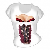 Женская футболка "Красивое тело 6" с принтом на сайте mosmayka.ru