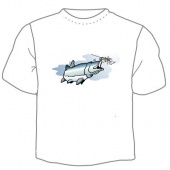 Мужская футболка "Рыбы" с принтом