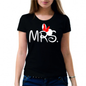 Парная футболка "Мисс 4"женская с принтом на сайте mosmayka.ru
