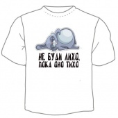 Мужская футболка "Лихо" с принтом на сайте mosmayka.ru