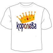 Детская футболка "Королева" с принтом на сайте mosmayka.ru