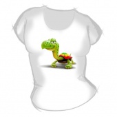 Женская футболка "Черепаха" с принтом