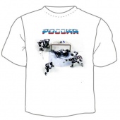 Мужская футболка "Хоккей" с принтом на сайте mosmayka.ru