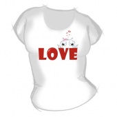 Женская футболка "Love 1" с принтом