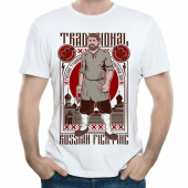 Мужская футболка "Кулачный бой" с принтом на сайте mosmayka.ru