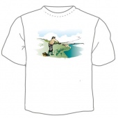 Мужская футболка "Рыбалка" с принтом на сайте mosmayka.ru