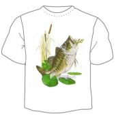Мужская футболка "Рыбы 24" с принтом на сайте mosmayka.ru