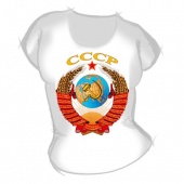 Женская футболка "СССР" с принтом