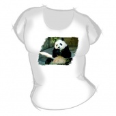 Женская футболка "Панда" с принтом на сайте mosmayka.ru