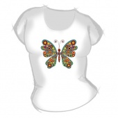 Женская футболка "Бабочка 4" с принтом