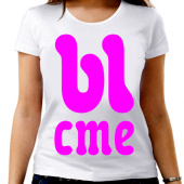 Парная футболка "Мы вместе" женская с принтом на сайте mosmayka.ru