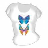 Женская футболка "Бабочки 2" с принтом