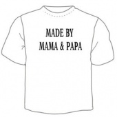 Детская футболка "Made by" с принтом на сайте mosmayka.ru