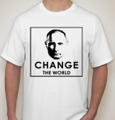 Мужская футболка "CHANGE" с принтом на сайте mosmayka.ru