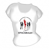 Женская футболка "Комсомолка" с принтом на сайте mosmayka.ru