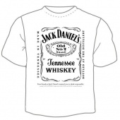Мужская футболка "Виски" с принтом