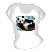 Женская футболка "Панда 1" с принтом на сайте mosmayka.ru