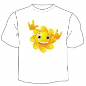 Мужская футболка "Солнышко 1" с принтом на сайте mosmayka.ru