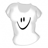 Женская футболка "Улыбка" с принтом