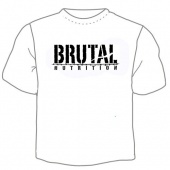 Мужская футболка "Брутал" с принтом