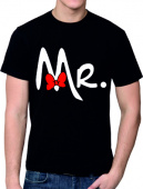 Парная футболка "Мистер 5" мужская с принтом на сайте mosmayka.ru
