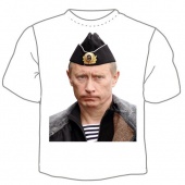 Мужская футболка "Путин 5" с принтом