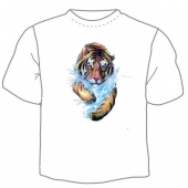Мужская футболка "Тигр" с принтом на сайте mosmayka.ru