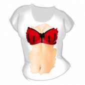 Женская футболка "Красивое тело" с принтом на сайте mosmayka.ru