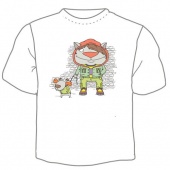 Детская футболка "Кот" с принтом на сайте mosmayka.ru