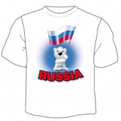 Детская футболка "Россия" с принтом на сайте mosmayka.ru