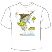 Мужская футболка "Рыбы 34" с принтом