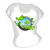 Женская футболка "Природа" с принтом на сайте mosmayka.ru