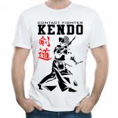 Мужская футболка "Кендо 1" с принтом на сайте mosmayka.ru