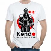 Мужская футболка "Kendo" с принтом на сайте mosmayka.ru