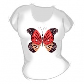 Женская футболка "Бабочка 3" с принтом на сайте mosmayka.ru