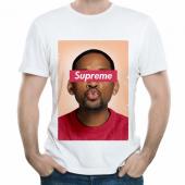 Мужская футболка "Supreme" с принтом на сайте mosmayka.ru
