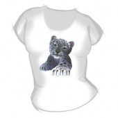 Женская футболка "Тигрёнок 1" с принтом на сайте mosmayka.ru