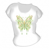Женская футболка "Бабочка" с принтом на сайте mosmayka.ru