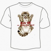 Детская футболка "Кошка" с принтом на сайте mosmayka.ru