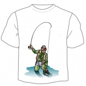 Мужская футболка "Рыбак 6" с принтом