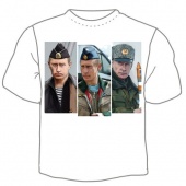 Мужская футболка "Путин в форме" с принтом