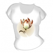 Женская футболка "Цветок2" с принтом на сайте mosmayka.ru