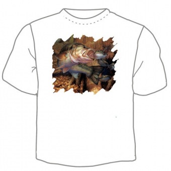 Мужская футболка "Рыбы 11" с принтом на сайте mosmayka.ru