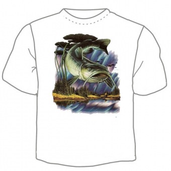 Мужская футболка "Рыба 4" с принтом на сайте mosmayka.ru